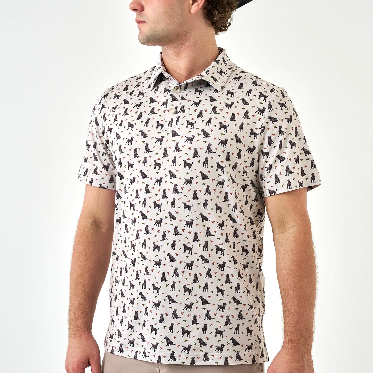 BURLEBO- Performance Polo - Ducks and Dogs
