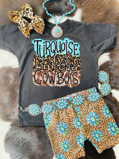 Turquoise leopard COWBOYS