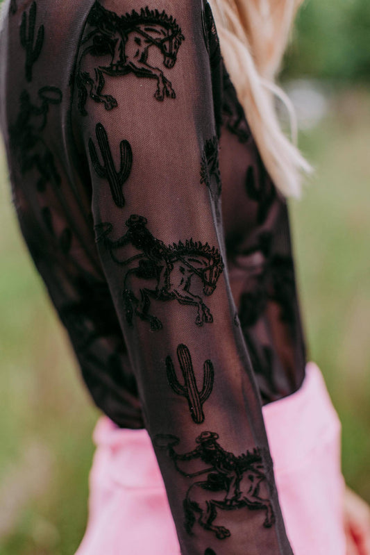 Rodeo mesh top