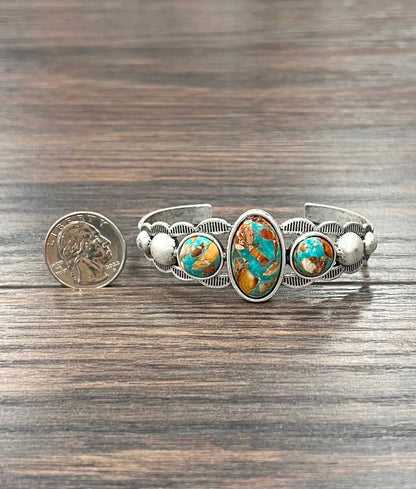 Gemstone Cuff Bracelet