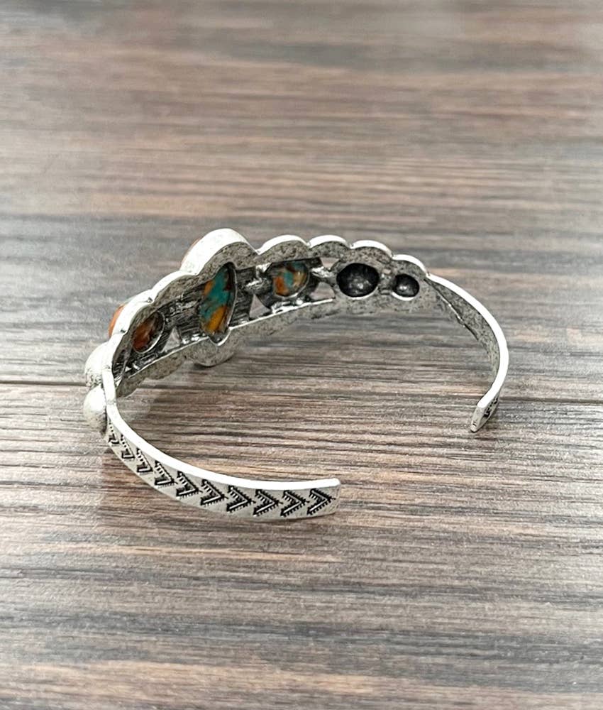 Gemstone Cuff Bracelet