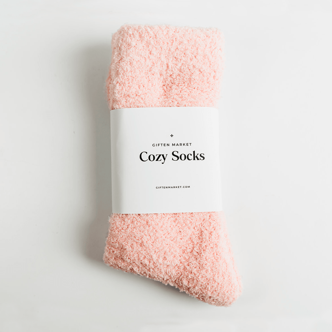 Cozy Cloud Socks - Seashell Pink