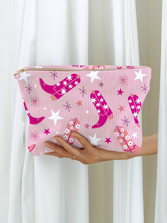 Boots & Stars Large Makeup Bag