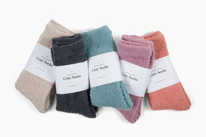 Cozy Cloud Socks - Charcoal