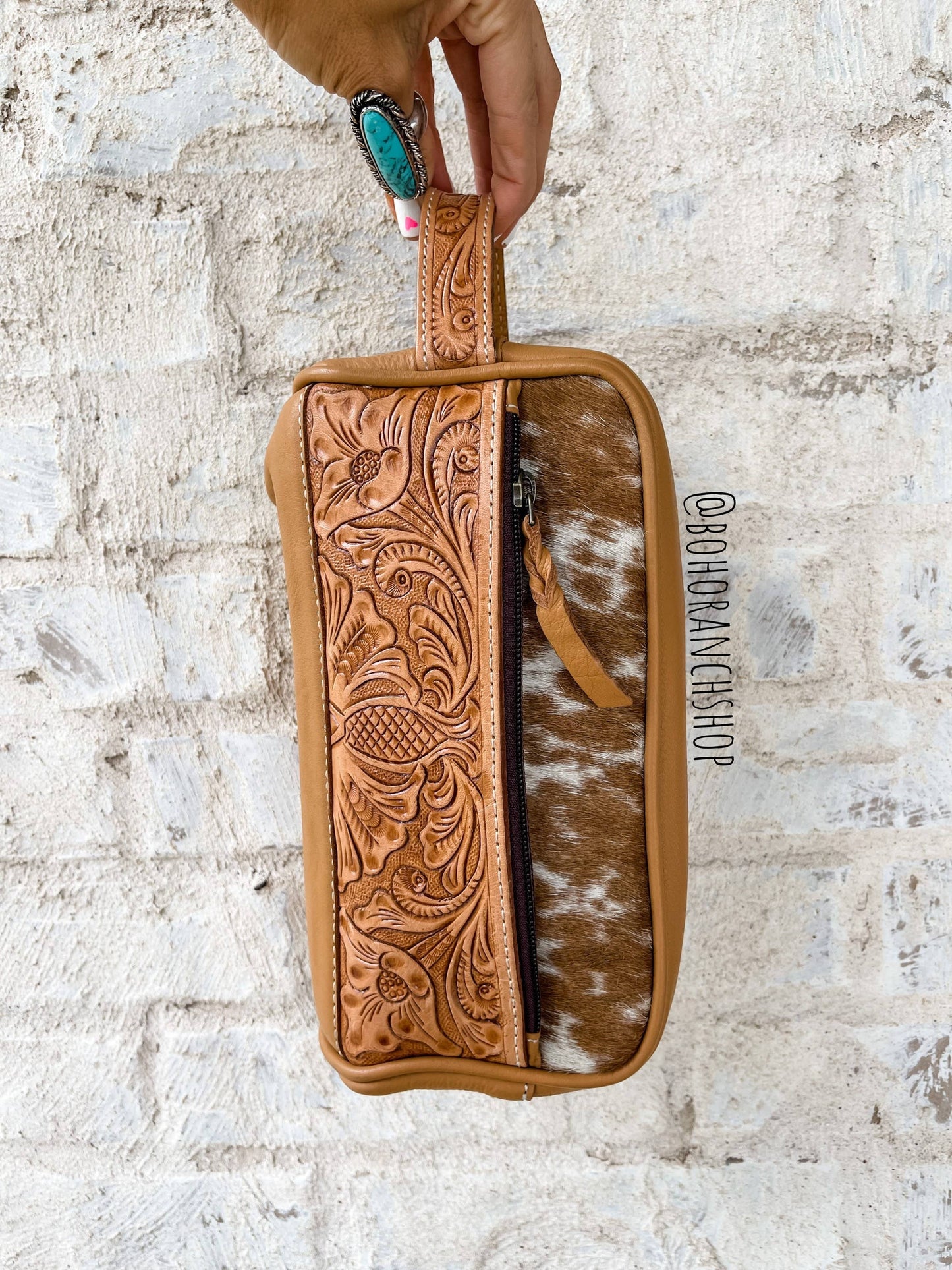 Leather & Cowhide Travel Bag