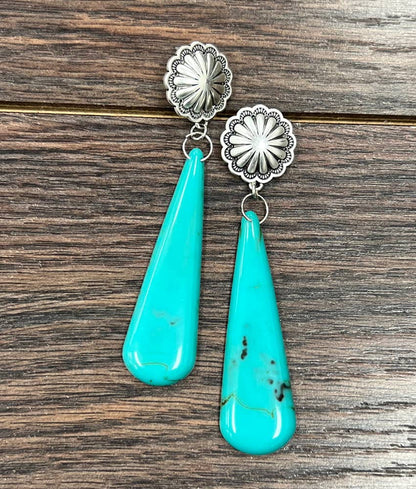 3.6" Western Post Earrings