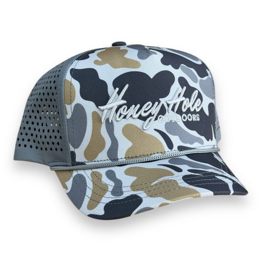 Youth Performance Rope Hat-Grey Camo