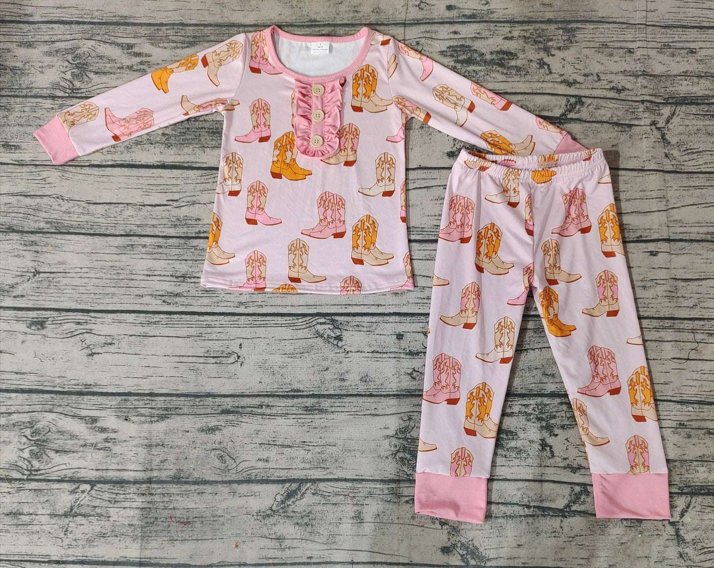 Pink Boot Pajamas