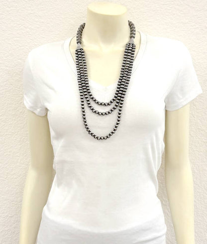 30" Western Bead Layered Necklace