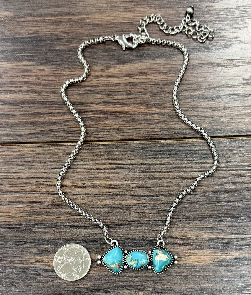 17" Western Gemstone Necklace