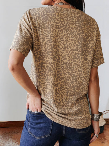 Leopard Retro Studded Star