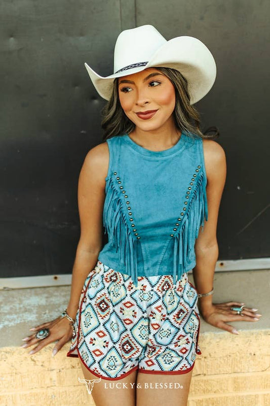 Wendy Top Teal