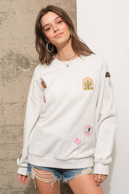 Jess Patch Sweatshirt