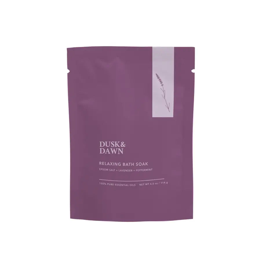 Relaxing Bath Soak - Lavender & Peppermint Epsom Salt Pouch