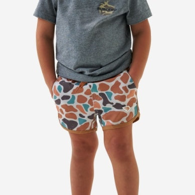 BURLEBO-Youth Swim Trunk-Bayside Camo