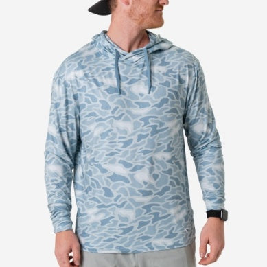BURLEBO-Performance Hoodie-Seaside Camo